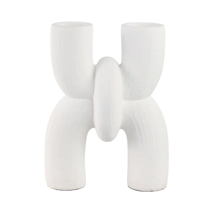Modern X Shape Terracotta Vase