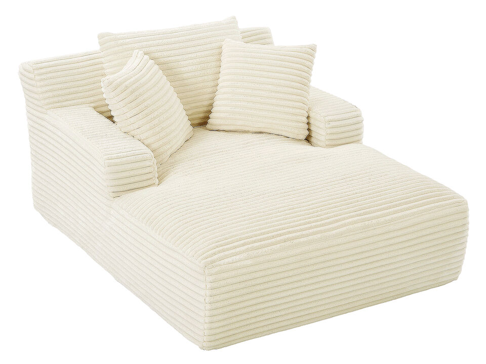 TATEUS Oversized Corduroy Upholstered Sleeper Sofa