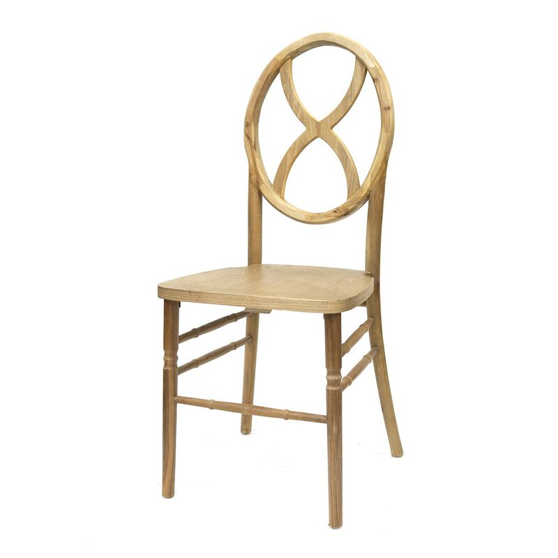 Commerical Seating Products Sandglass Tinted Raw Wood Chairs