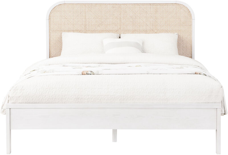 Meridian Furniture Siena White Ash Wood Full Bed image number 2