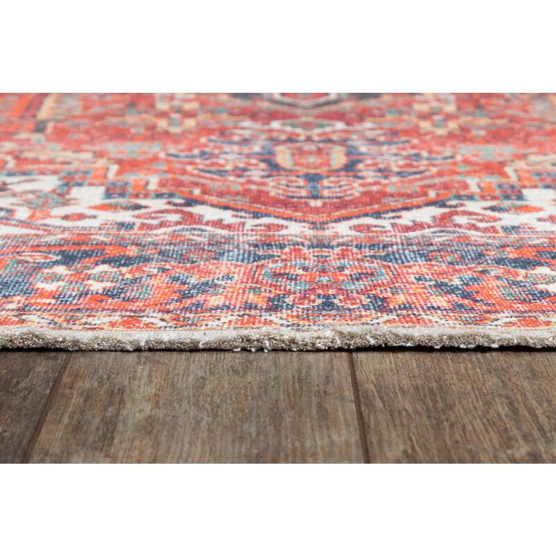 Momeni Traditional Runner Area Rug, Red, 2'3 X 7'6 Runner