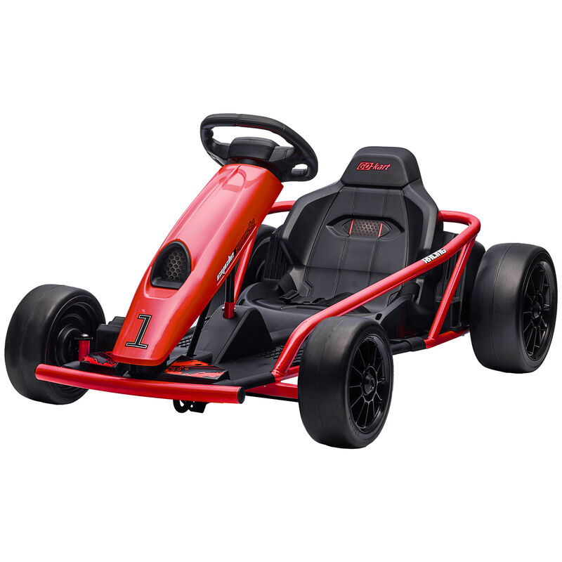 BreeBe 24V Electric Go Kart for Kids, Drift Ride-On Racing Go Kart with 2 Speeds image number 0