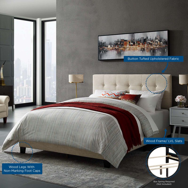 Modway - Amira Full Upholstered Fabric Bed image number 6