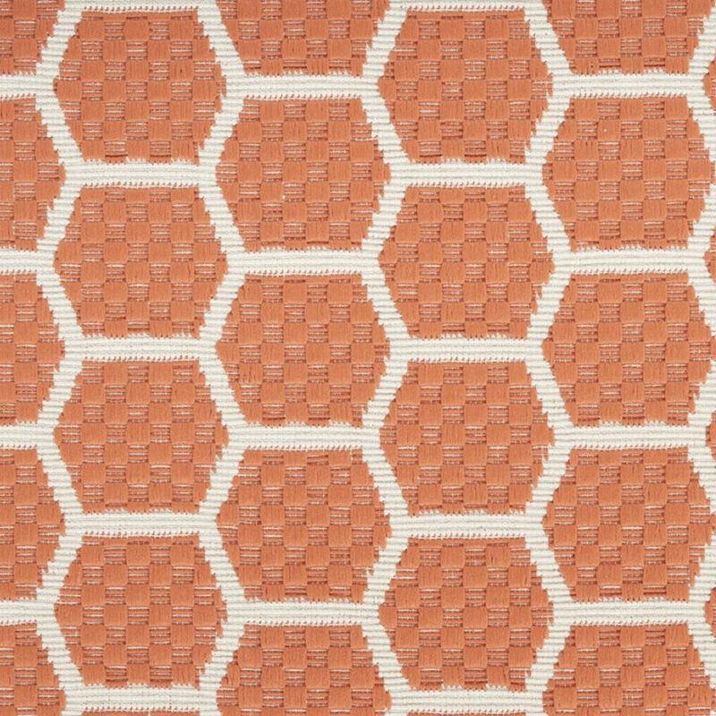 HomeRoots Geometric Indoor Outdoor Runner Rug image number 0