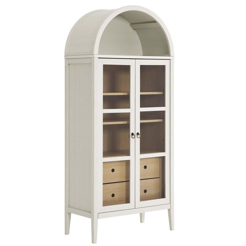 Nolan Tall Arched Storage Display Cabinet image number 0
