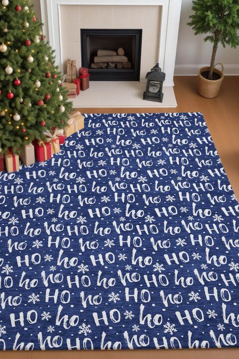Merry & Bright MY22 Navy 9' x 12' Rug