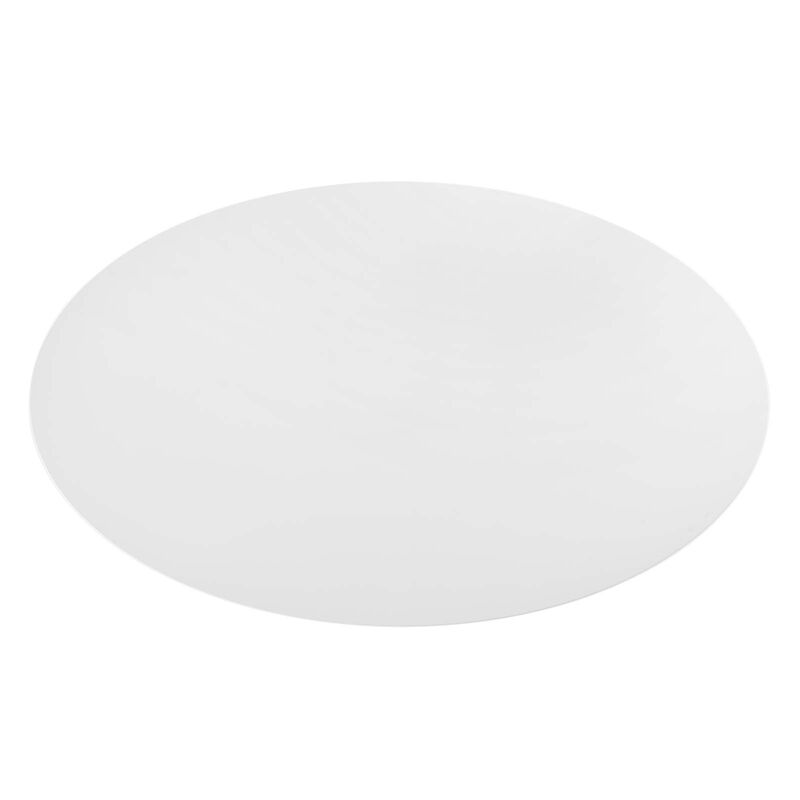 Modway - Lippa 78" Oval Wood Dining Table Gold White