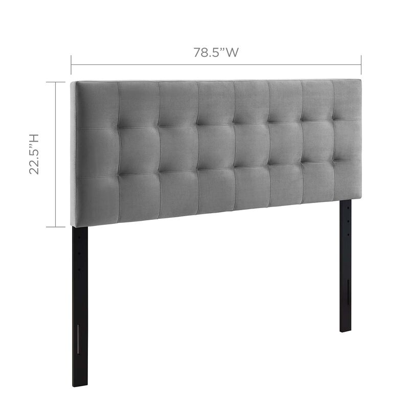 Modway - Lily King Biscuit Tufted Performance Velvet Headboard