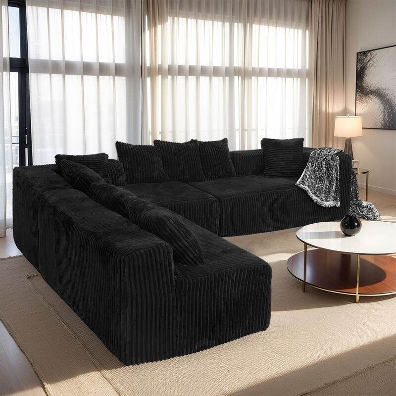 Merax Modular U-Shaped Sectional Sofa