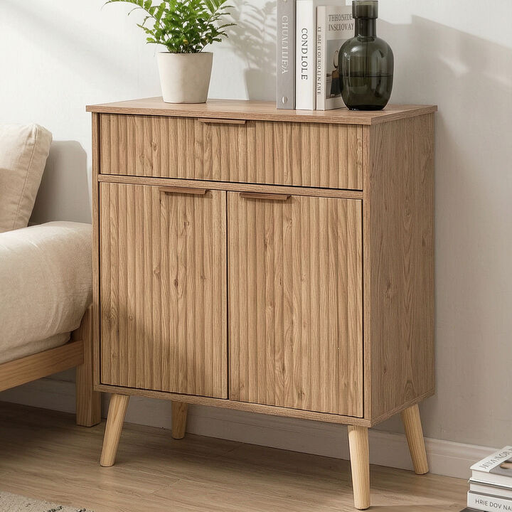 Lewurn Adjustable Shelves Storage Cabinet