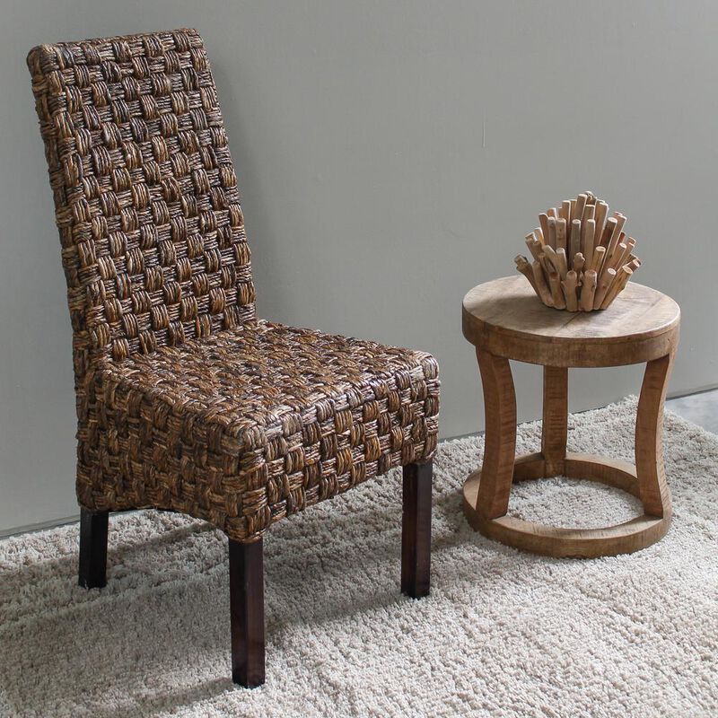 International Caravan Set of Two Victor Woven Abaca Dining Chair