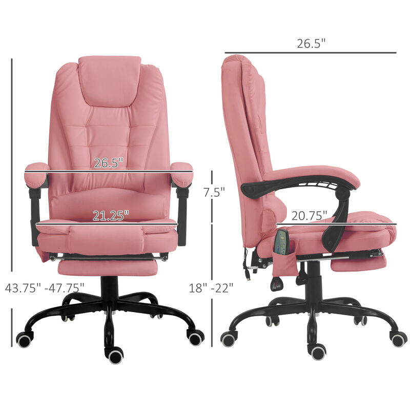 Hivvago 7-Point Vibration Massage Computer Chair image number 2