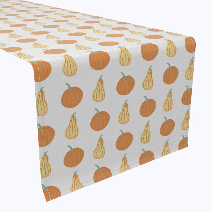Fabric Textile Products, Inc. Table Runner, 100% Cotton, Pastel Pumpkins