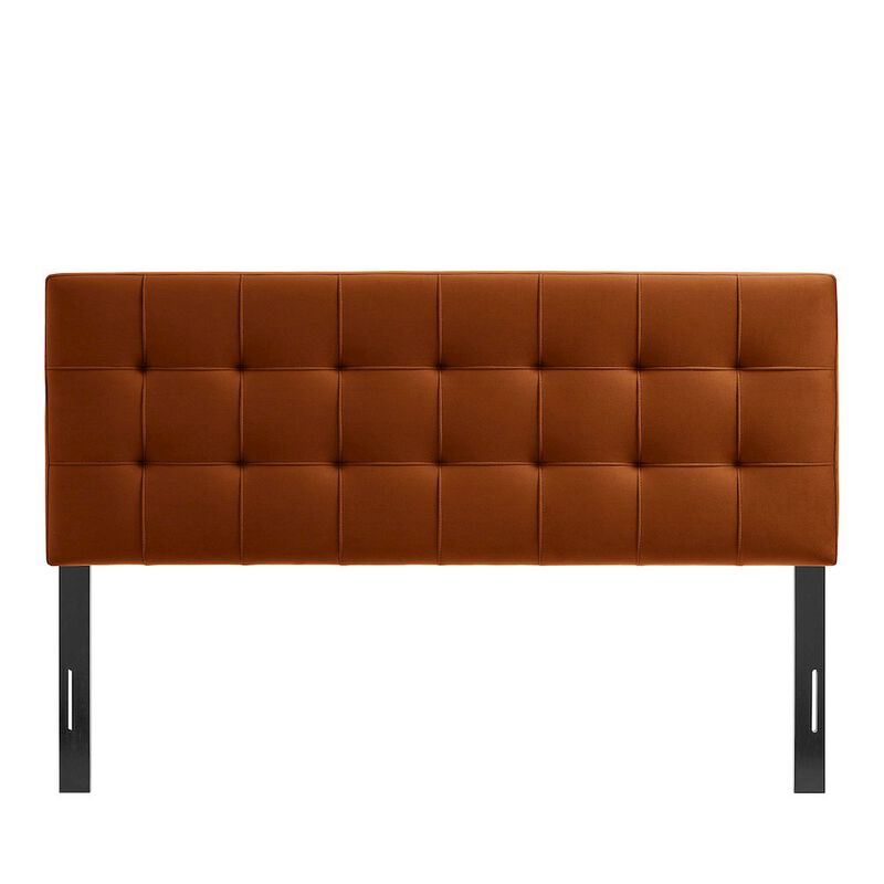 Lily Stain-Resistant Performance Velvet Full Size Headboard image number 4