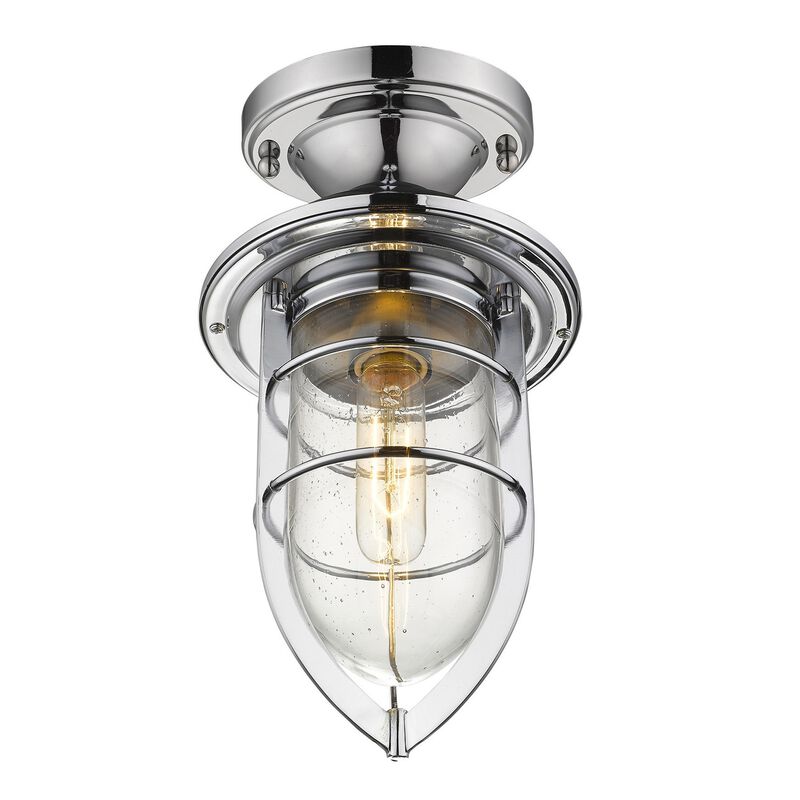 Hivvago Dylan 3-Light Chrome Hanging Lantern