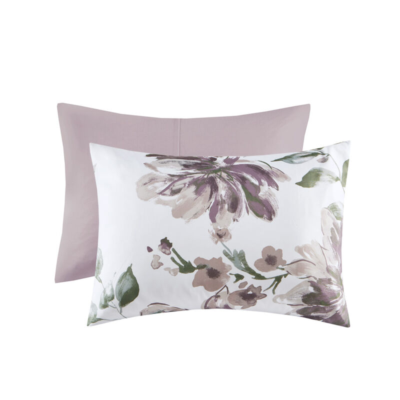 Gracie Mills Mckay Floral Elegance: Comforter and Sheet Ensemble