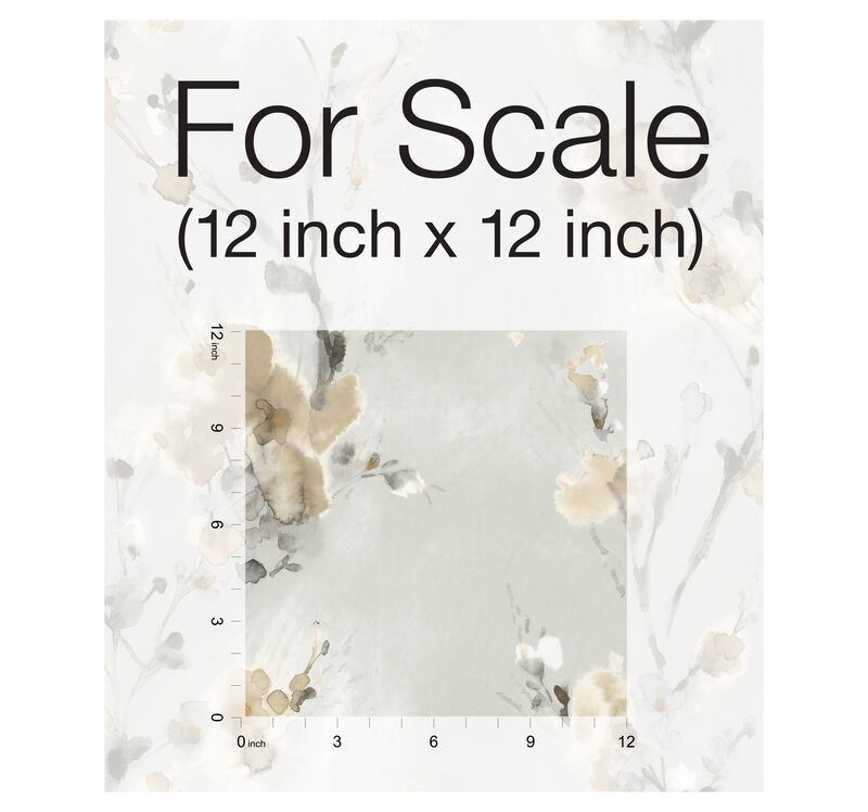 Charm Neutral Peel & Stick Wallpaper (Double Roll) image number 7