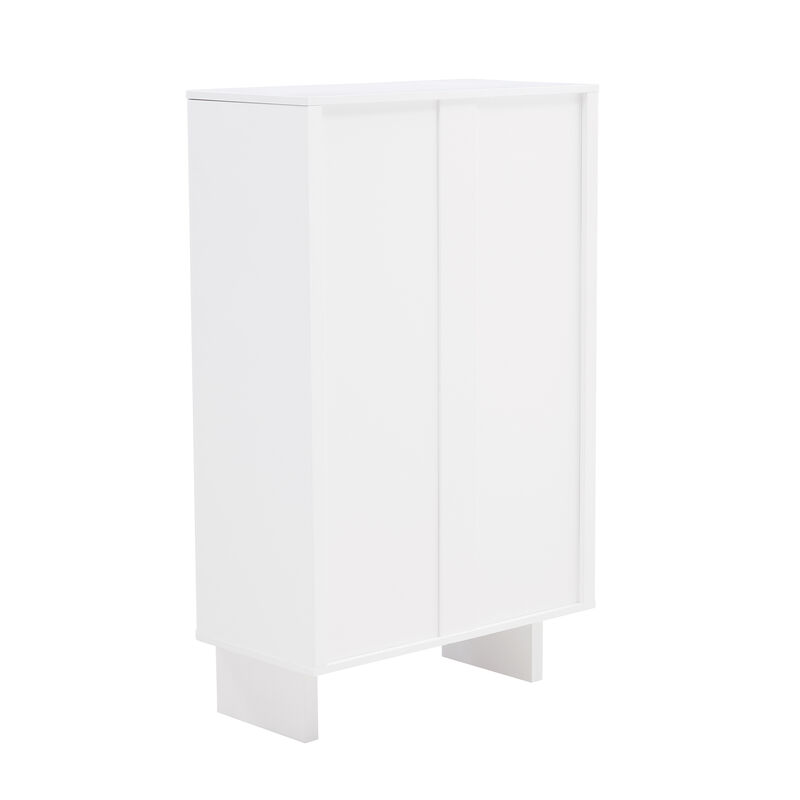 Ella White Accent Cabinet