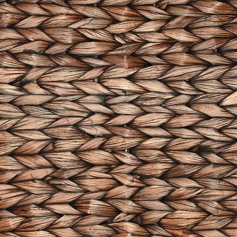 Lane Classic Farmhouse Handwoven Hyacinth Pantry Baskets with Chalkboard Labels and Handles