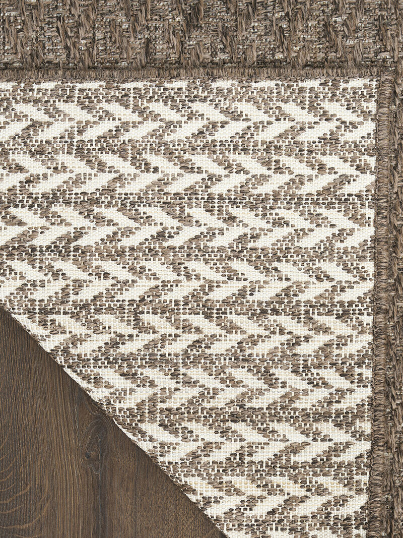 Tulum TLM02 Brown 4' x 6' Rug