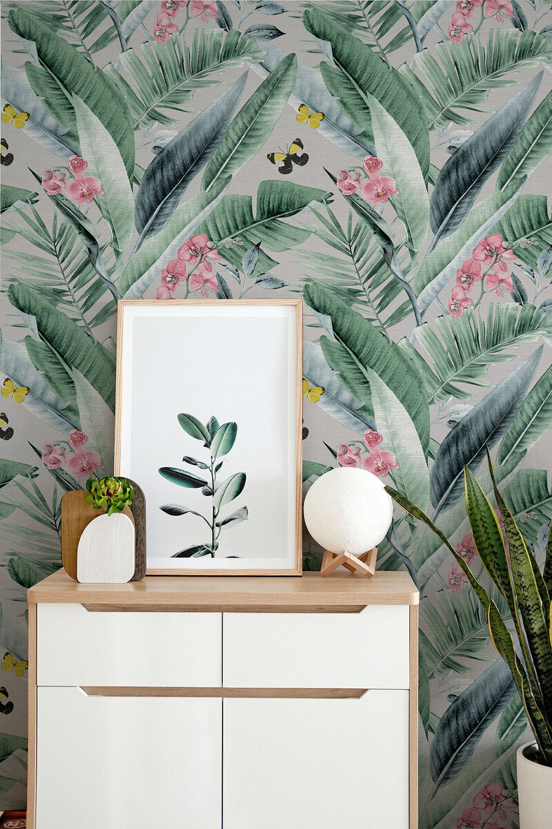 Miriam Grey Tropical Wallpaper image number 3