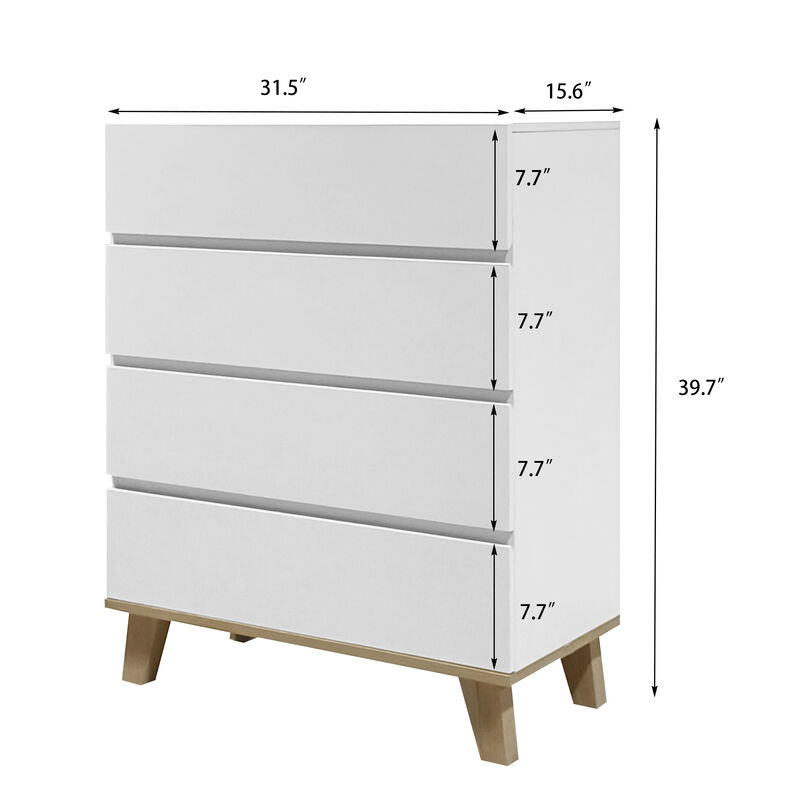 Tigsce 4 Drawer Dresser image number 4