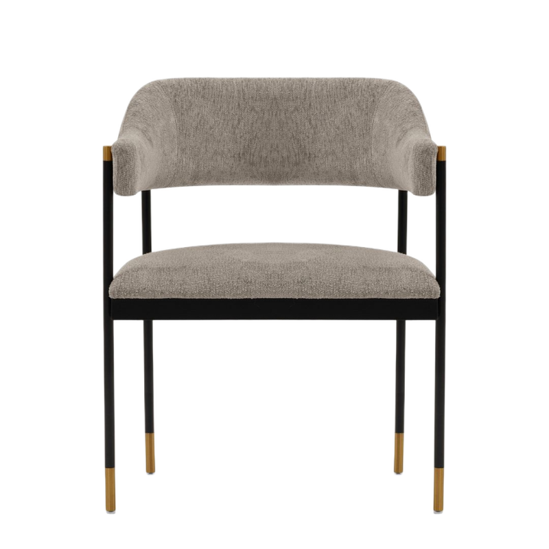 Lia Brown Dining Arm Chair