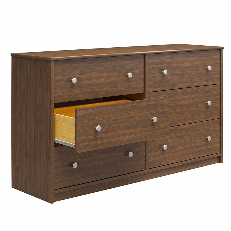 Ameriwood Home Ellery 6 Drawer Wide Dresser