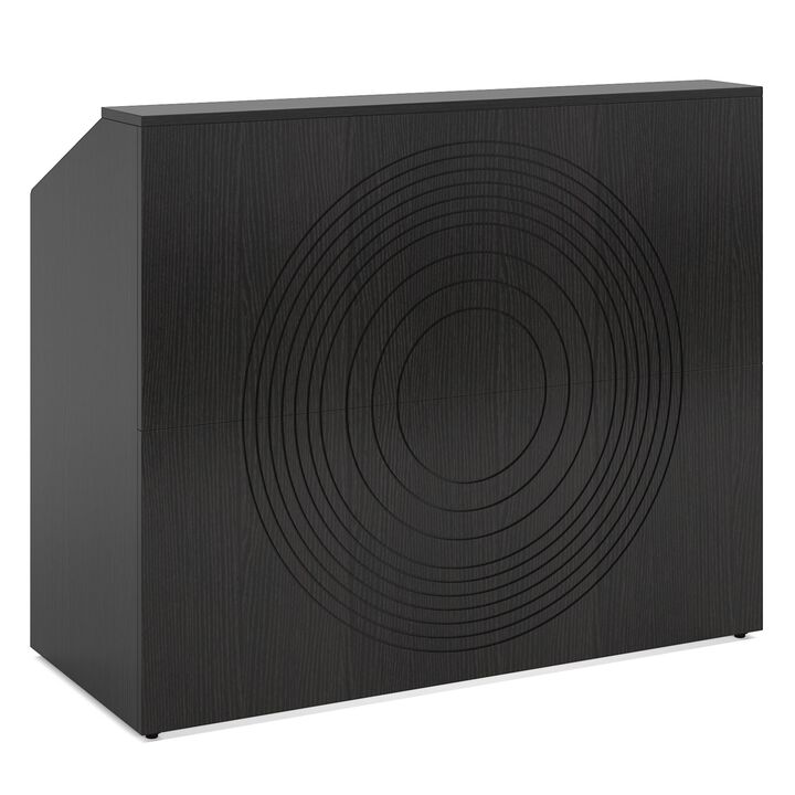 Tribesigns Reception Desk Modern Front Desk Counter Table