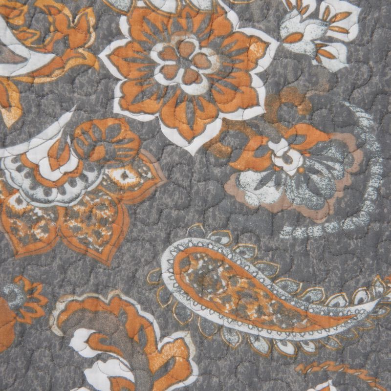 Abbie Western Paisley 3-Piece Twin Reversible Quilt Set image number 3