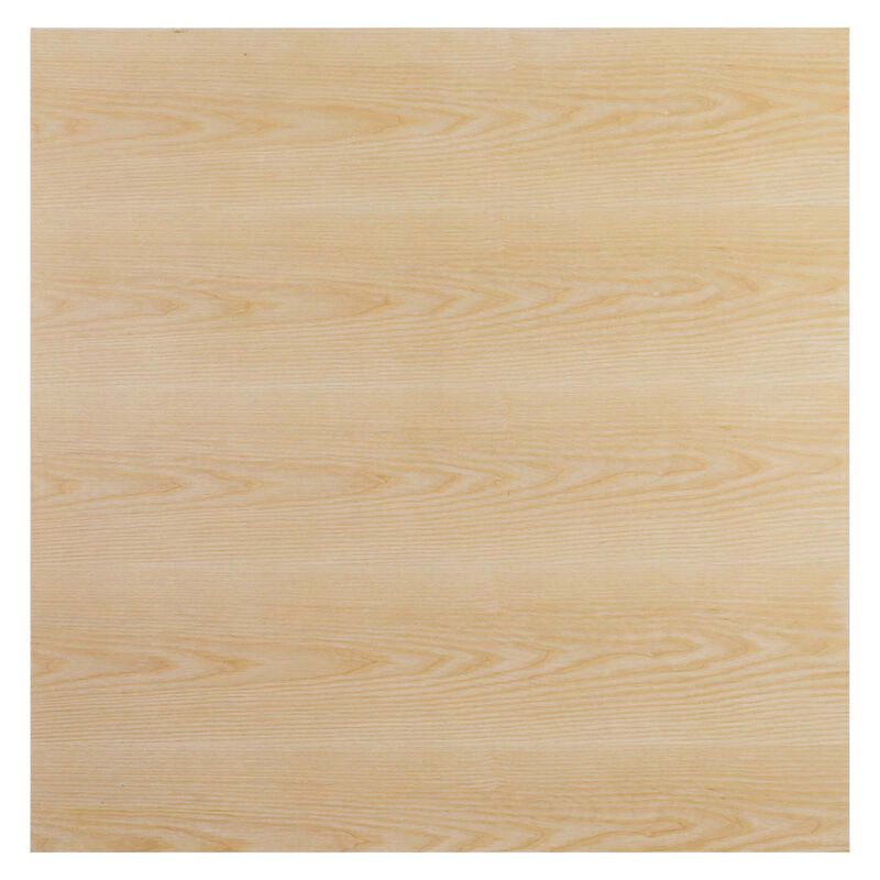 Modway - Lippa 40" Square Wood Dining Table Gold Natural