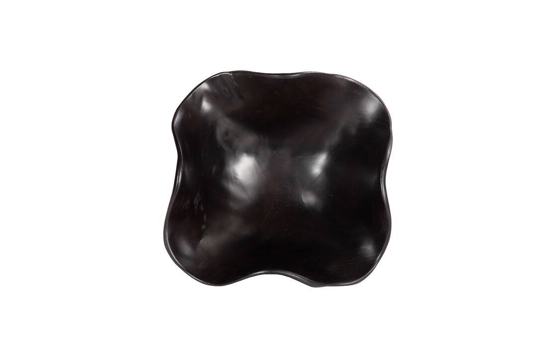 Teak Black Wood Bowl