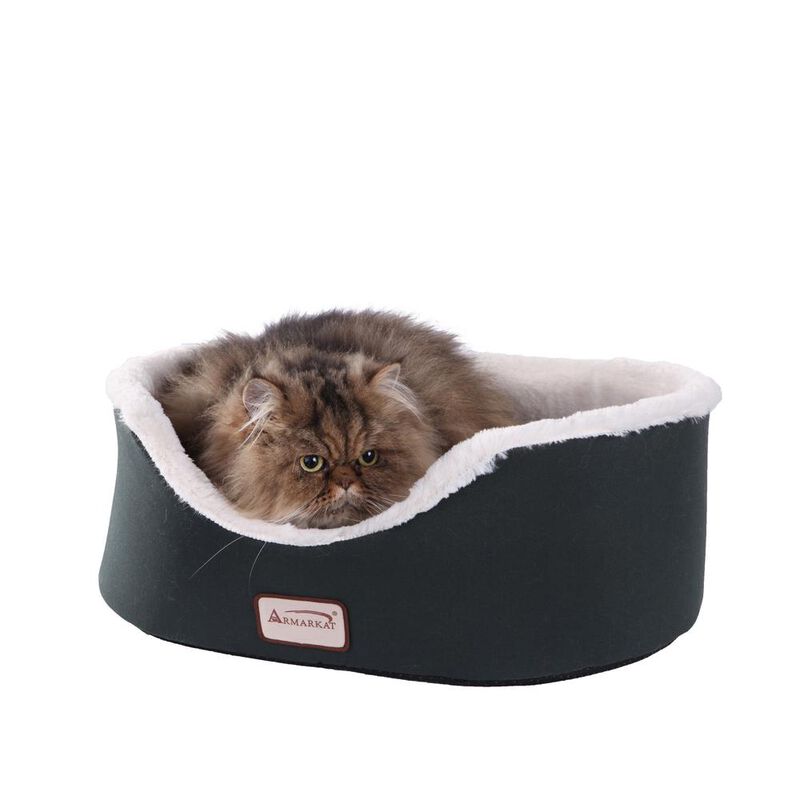 Armarkat Pet Bed Laurel Green And Ivory