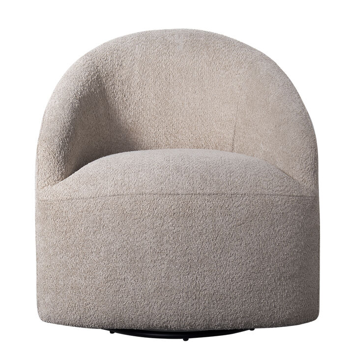 Gracie Mills Yair Modern Upholstered Swivel Chair