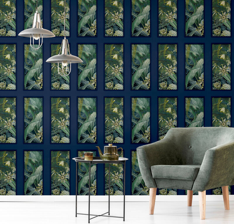 Wendell Navy Wild Vibes Wallpaper image number 6