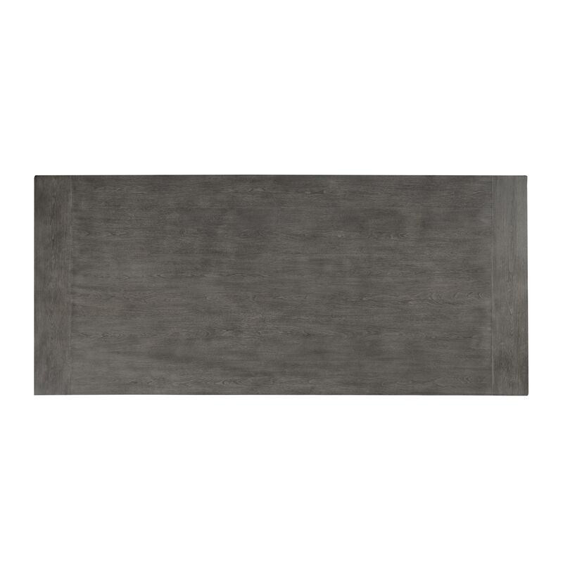 Ghy Dining Table, Brown Solid Acacia Wood, Rectangular 80 Inch Top - Benzara