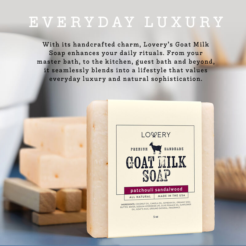 3-Piece Handmade Goat Milk Soap Made image number 4