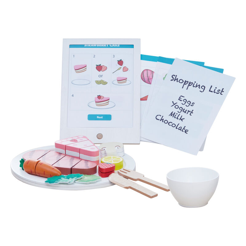 Little Chef Frankfurt 27-Piece Play Cooking Set with Recipe Tablet image number 3