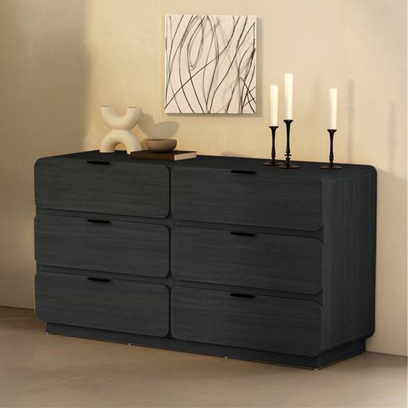 Chrystie Black 2-Piece Dresser and Nightstand image number 3