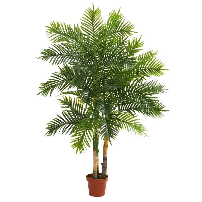 Nearly Natural 5-ft Areca Palm Artificial Tree (Real Touch) image number 1
