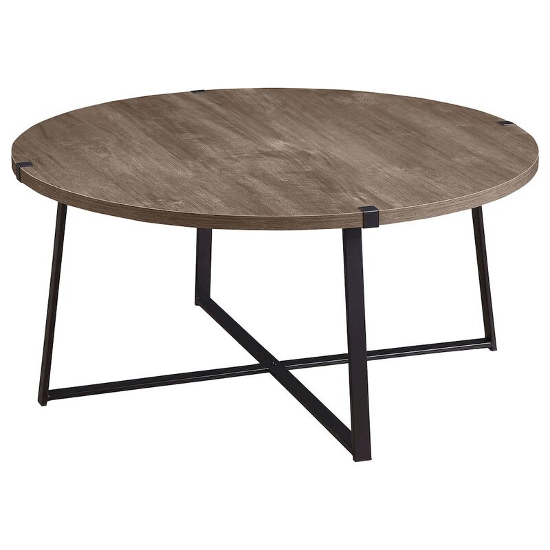 Coaster Marcus Round Engineered Wood Coffee Table Grey