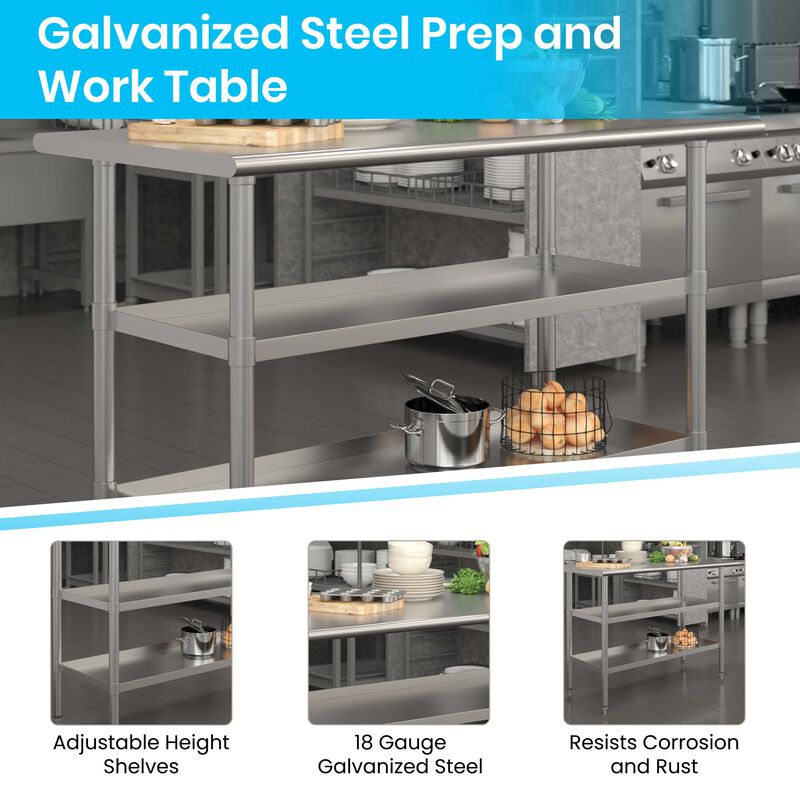 Stainless Steel Worktables image number 3