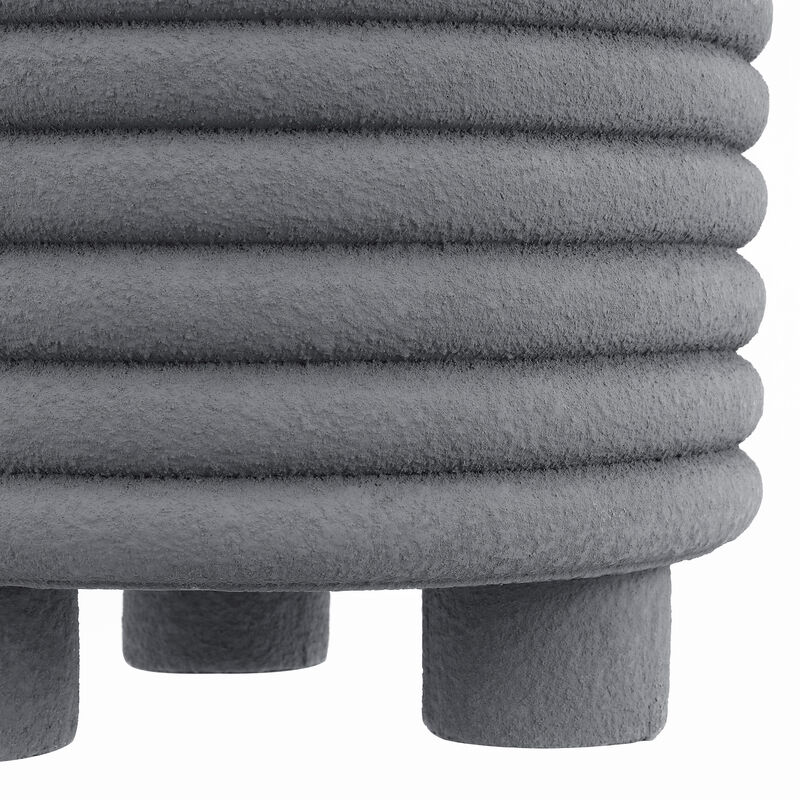 Evans Minimalist Modern 3-Legged Drum Indoor/Outdoor Accent Table