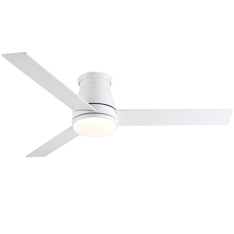 ELEMENT ACE 52 Inch Integrated LED Smart Ceiling Fan with DC Remote, Tuya APP Control, Reversible Airflow, Dimming and Timer for Bedroom and Living Room image number 0