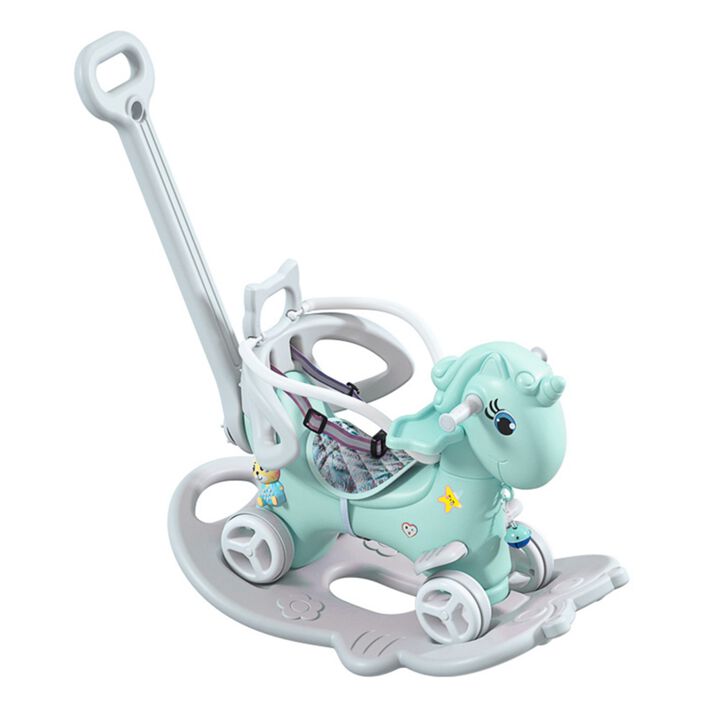 Hikguf 2-in-1 Unicorn Rocking Horse