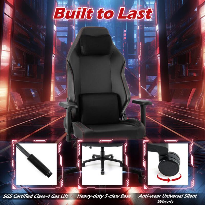 Hivvago Ergonomic High Back Computer Chair with Magnetic Headrest and Lumbar Pillow