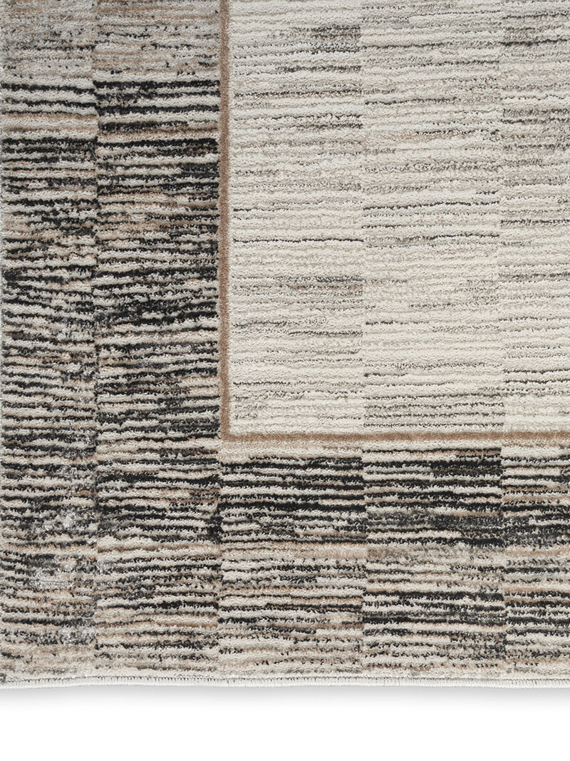 Desire DSR02 Gray/Black 9' x 12' Rug