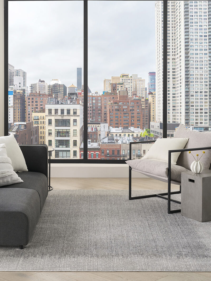 Grand Street GRN03 Light Gray 9' x 12' Rug