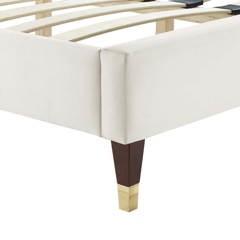 Modway - Sofia Channel Tufted Performance Velvet King Platform Bed image number 5