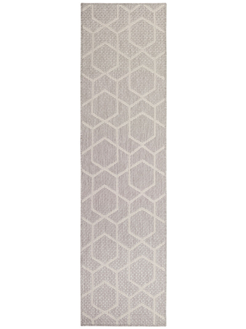 Horizon Indoor/Outdoor HOZ01 Gray 2'2" x 8' Rug